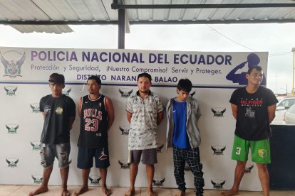 Tres de los detenidos tienen antecedentes penales, según información policial.