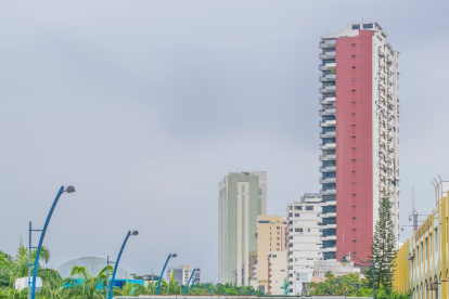 Así luce Guayaquil en un día nublado. ¿Cuál es el clima para hoy?