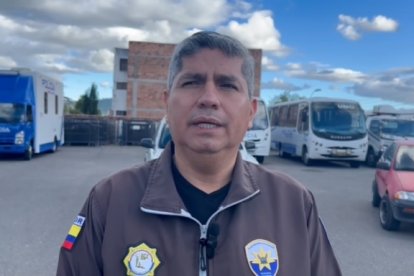 Germán Acosta, jefe de la PJ del Azuay.