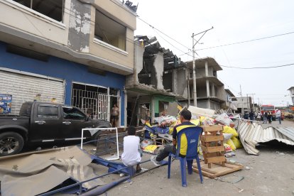 Además de la casa donde se originó la tragedia, otras cinco quedaron afectadas.