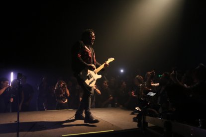 Lucho Rueda, en su presentación.