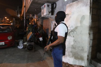 La Policía llegó al sitio.