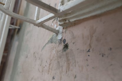 Hubo daños en el sitio.