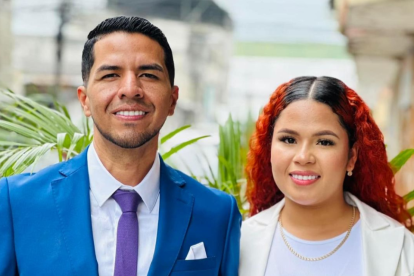 Cristhian Nieto y su esposa fueron baleados.