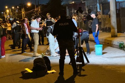 Crimen se registró en Manta.