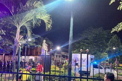 El parque fue cerrado mientras se realizaban las investigaciones por el hecho.