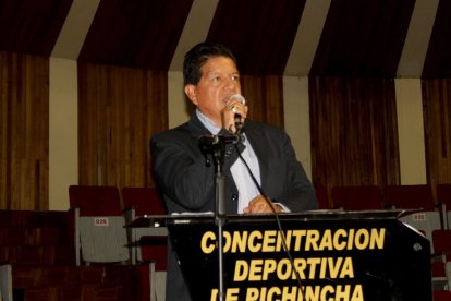 Miguel Ángel Pavón, presidente actual de Concentración Deportiva de Pichincha.
