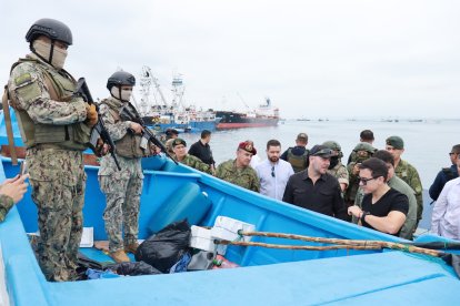 Ayer, el presidente Daniel Noboa llegó a Manta, para conocer de cerca la realidad delictiva que se vive en esta ciudad.