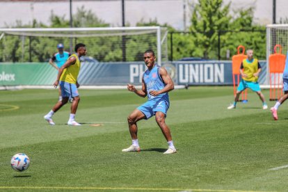 La selección de Ecuador entrena en las instalaciones del club Philadelphia Union, en Filadelfia.