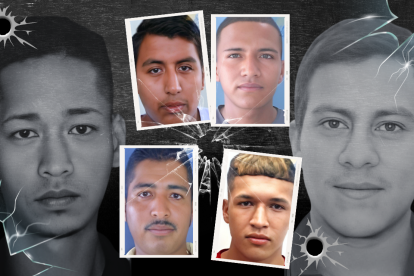 Las víctimas: Óscar Castro Mora (25 años), Oscar Fuentes Poveda (19), Javier Muñoz García (32), Carlos Peñafiel García (39), Freddy Salavarría Burgos (25) y Carlos Ledesma Morán (21).