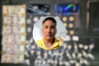 Imágenes compartidas por la Policía sobre alias el Chino.