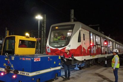 La unidad 16 recién fue llevada a los talleres desde noviembre de 2023.