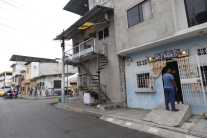 Los restos de Miguel Pérez son velados en la casa de su mamá, en la misma cuadra.