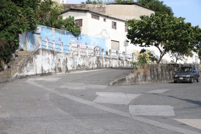 Este fue el lugar en el que fueron obligados a detenerse por el tráfico.