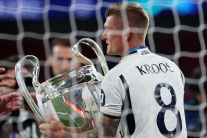 Toni Kroos se despidió de Real Madrid tras ganar su sexta Champions League en la actual temporada.