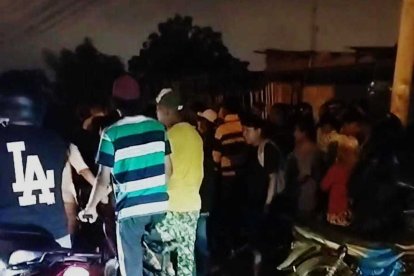 Moradores alarmados por el crimen cometido en el sector Jaime Roldós.