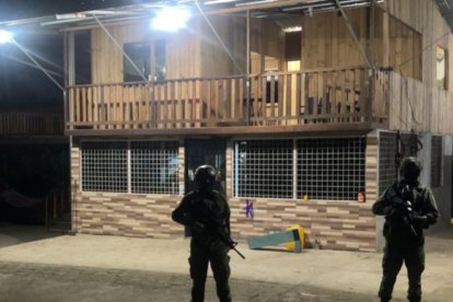 Fue hallado en una finca