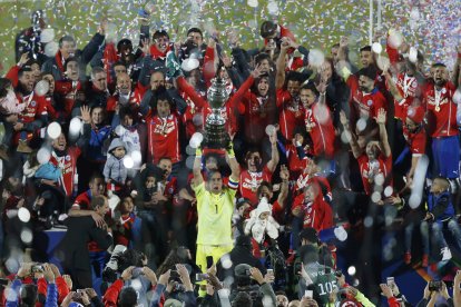 La selección de Chile ganó la Copa América 2015 en su casa.