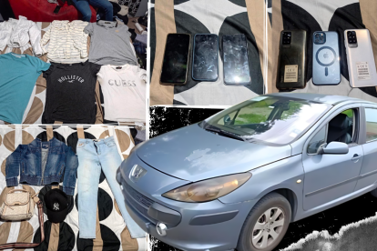 Las evidencias que decomisaron durante los arrestos.