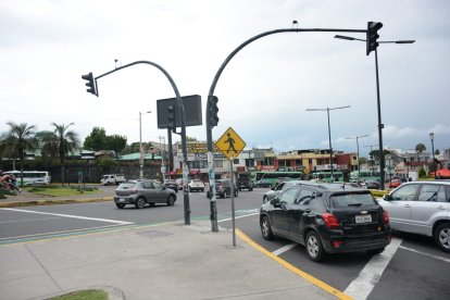 Se registró caos vehicular en la capital por los apagones.