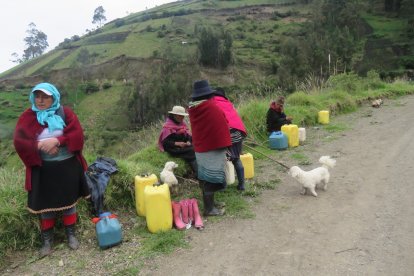 Las lluvias alteraron las actividades de decenas de familias.