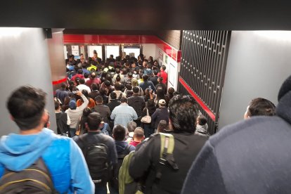 Los usuarios demoraron hasta una hora en llegar a sus destinos