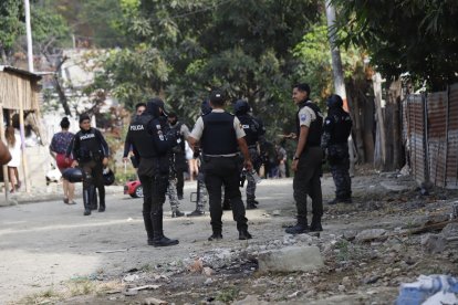 Las Policía realizó 32 allanamientos en esta operación.