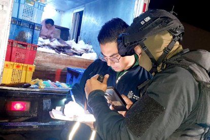 Camiones llegaban todos los jueves a repartir producto.