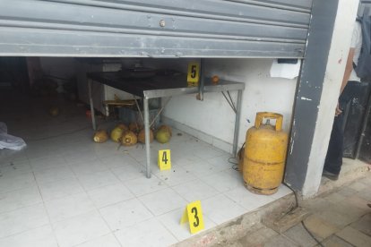 En este lugar se produjo la balacera.