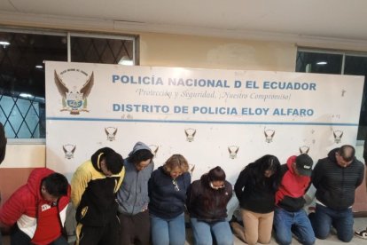 Algunos de los detenidos registran varios antecedentes penales.