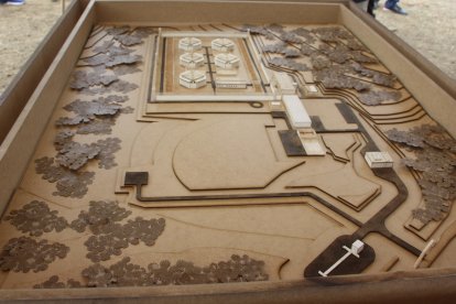 Una maqueta de cómo será el nuevo reclusorio.
