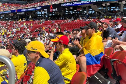 La derrota de la Tri desanimó a los ecuatorianos que se dieron cita en el estadio.