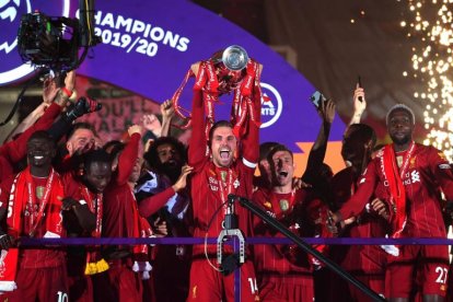 Liverpool ganó la Premier League en el 2020.