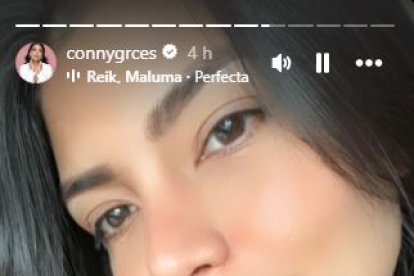 Conny Garcés se muestra sin filtro.