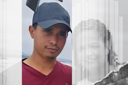 El cadáver de Juan Barreiro Mesías, de 28 años, fue llevado por sus parientes desde el sitio del ataque a una vivienda.