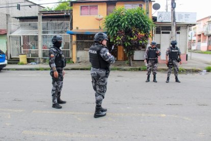 La Policía llegó al sitio.