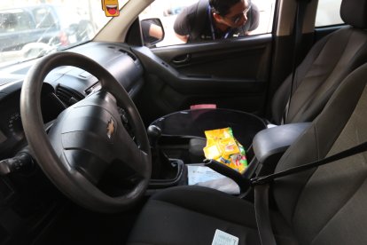 El auto del secuestro.