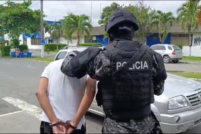 Durante la captura de un sujeto.