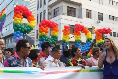 Este año estuvieron prohibidos los desnudos.