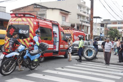 Personal de Bomberos y ATM atendió la emergencia.