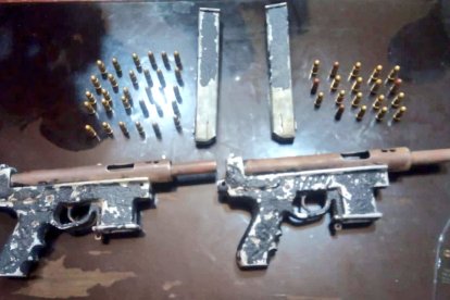 Referencial. Armas decomisadas por la Policía Nacional