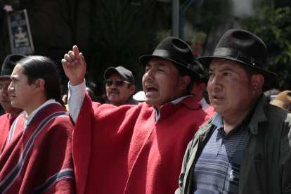 El presidente de la Conaie, Leonidas Iza, indicó que no se movilizarán el 4 de julio.