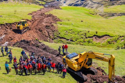 Empezaron los trabajos en la nueva vía que unirá a la Sierra con la Costa.