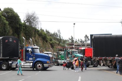La frontera con Colombia está bloqueada.