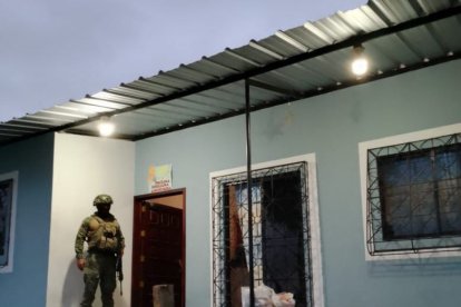 El sitio de la detención de alias Gordo Eduardo.