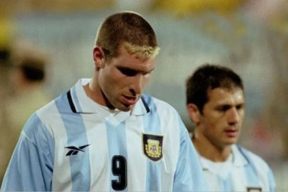Martín Palermo falló 3 penales en un mismo partido con la camiseta de Argentina.