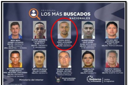 El sujeto estaba en la lista de los más buscados.