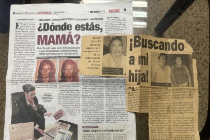 El sábado 30 de junio de 2024 EXTRA publicó la historia de Gladys Torres, quien fue seperada de su mamá hace 59 años. A un lado, el recorte de hace 25 años con la historia de María.