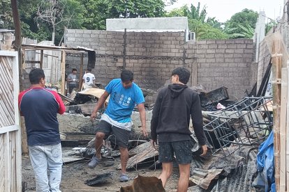 Hubo casi nada por salvar del inmueble