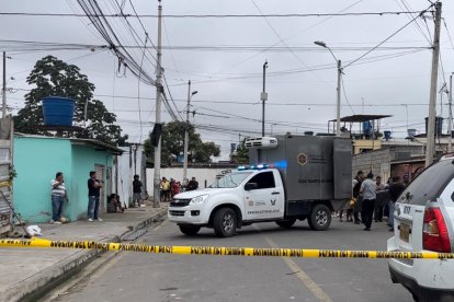 En el barrio Adolfo Bucaram, al sur de Machala, se cometió otro crimen.